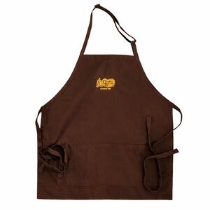 Cracker Barrel Brown Apron NWOT Adjustable Bib Server Restaurant Uniform Pocket